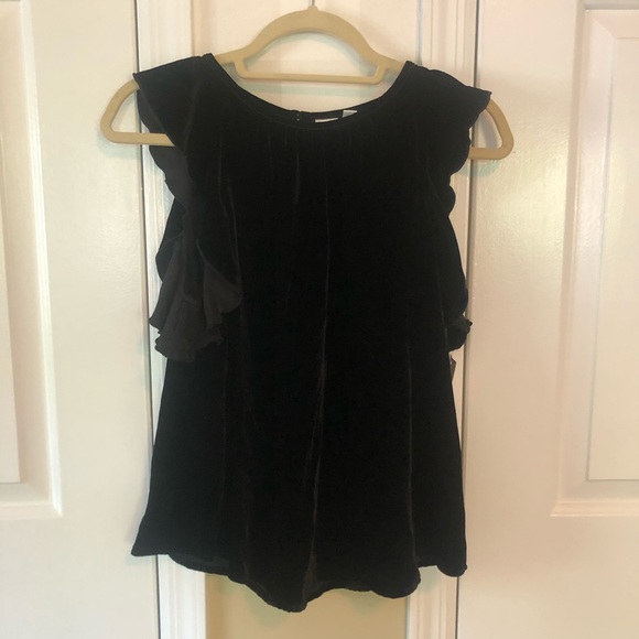 GAP Velvet Swing Tank with Flutter Sleeve - Picture 8 of 8